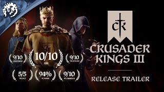 Crusader Kings III  Release Trailer [upl. by Tomkiel]