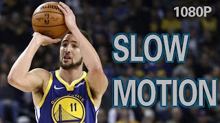 Klay Thompson Shooting Form In Slow Motion Part 1 [upl. by Azila]