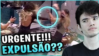 🔴BBB19 URGENTE Hariany pode ser EXPULSA EMPURRÃO em Paula na última festa causa ALVOROÇO na web [upl. by Nnylsaj695]