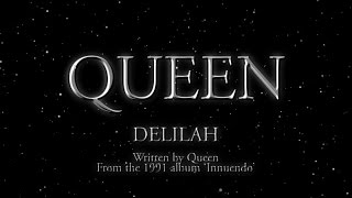 Queen  Delilah Official Lyric Video [upl. by Alrats891]