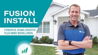 Fusion Install Signal Booster Plus Home Installation [upl. by Adarbil]