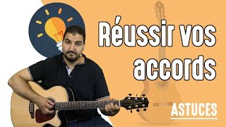 Comment bien RÉUSSIR vos accords à la guitare [upl. by Alaikim110]