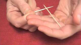 Table Tricks TITILLATING TOOTHPICK TRICK Simple Funny Easy Magic Revealed [upl. by Thorma]