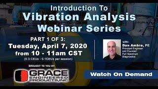 Webinar VOD  An Introduction to Vibration Analysis  Part 13 [upl. by Kelci786]