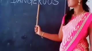 Indian Teacher pronounces quotDangerousquot [upl. by Tak]