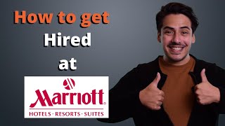 How to get hired at Marriott Hotels [upl. by Campbell]