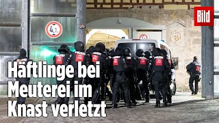 Gefängnismeuterei Polizei stürmt Knast in Thüringen  JVA Untermaßfeld [upl. by Sidhu858]