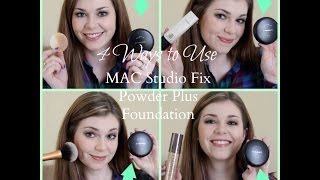 4 Ways to Use MAC Studio Fix Powder Plus Foundation [upl. by Etz21]