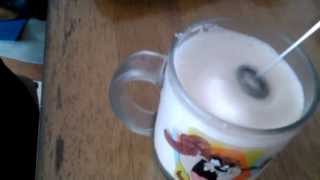 Aerolatte Review Frothing Cold Milk In Under 1 Minute [upl. by Havot]