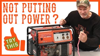 How To Fix a Generator That Wont Put Out Power [upl. by Lectra850]