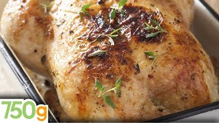 Recette de poulet rôti inratable  Roast Chicken Recipe  English Subtitles  750g [upl. by Nadya424]