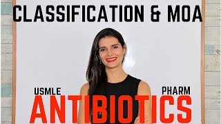 AntibioticsClassification amp MOA USMLE STEPS 1 2 amp 3 [upl. by Gunas]