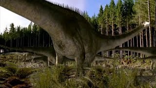 Walking With Dinosaurs Diplodocus Poop And Farts [upl. by Beitris]