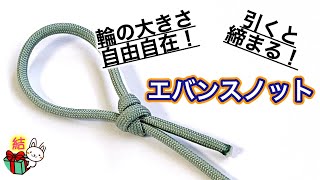 エバンスノット（二重止め結び）の結び方 簡単で分かりやすく解説！ Evans Knot ／ 結び方ナビ 〜 How to tie 〜 [upl. by Eterg91]