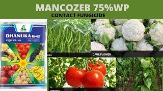 MANCOZEB 75WP  DHANUKA M45 [upl. by Four255]