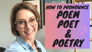 Learn to Pronounce POEM POET POETRY  American English Pronunciation Lesson learnenglish [upl. by Mignonne294]