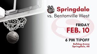 Springdale High School Basketball  Springdale vs Bentonville West [upl. by Helge]