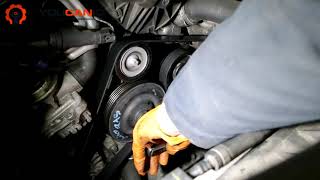 MercedesBenz Serpentine Belt Replacement [upl. by Nehgaem]