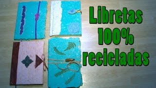 023 Reciclar papel libretas 100 recicladas [upl. by Abih877]